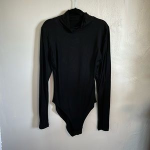 Black long sleeve body suit